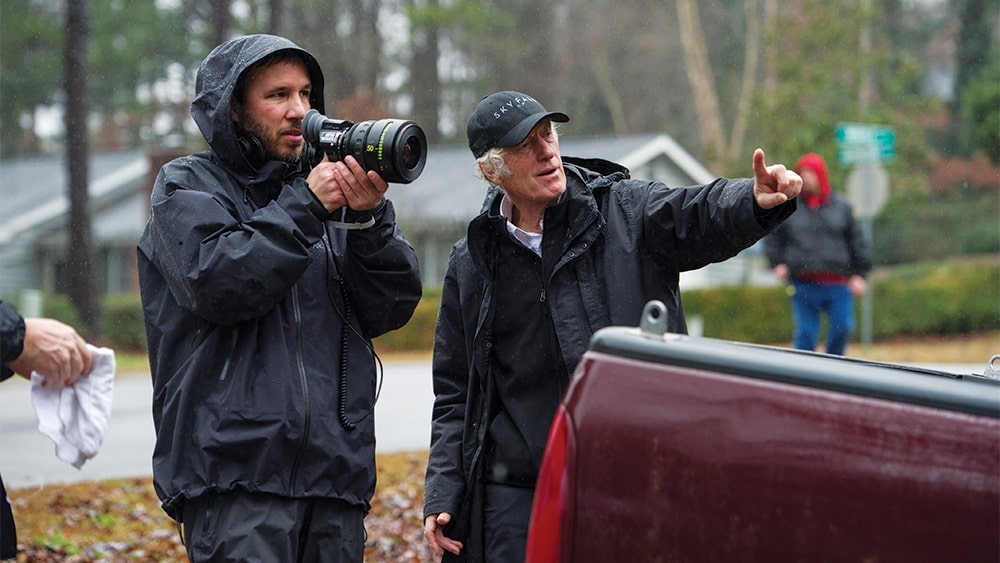 Denis Villeneuve y Roger Deakins en la filmación de 'Prisoners'