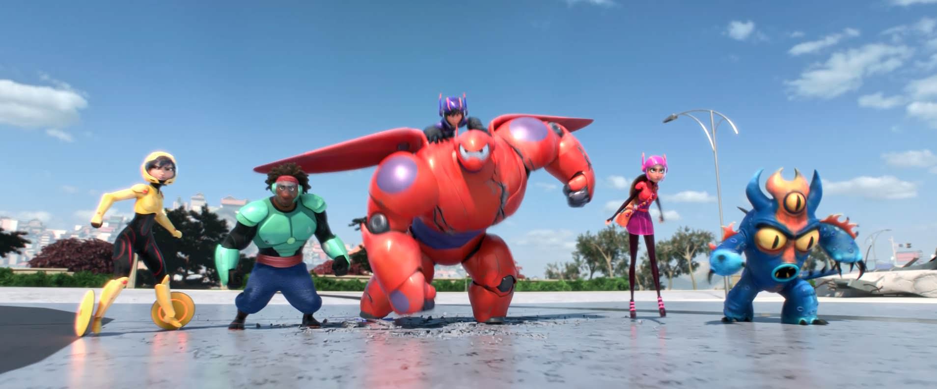 Nueva imagen de Big Hero 6 de Marvel y Disney. Big Hero 6 nos trae un nuevo trailer donde vemos mas sobre Baymax y el resto de los Big Hero 6, especial para la New York Comic Con. Big Hero 6 es dirigida por Don Hall y Chris Williams, y estelarizada por Ryan Portter, Daniel Henney, Genesis Rodriguez, Jamie Chung, Damon Wayans Jr., Alan Tudyk, T.J. Mller, James Cromwell y Maya Rudolph.