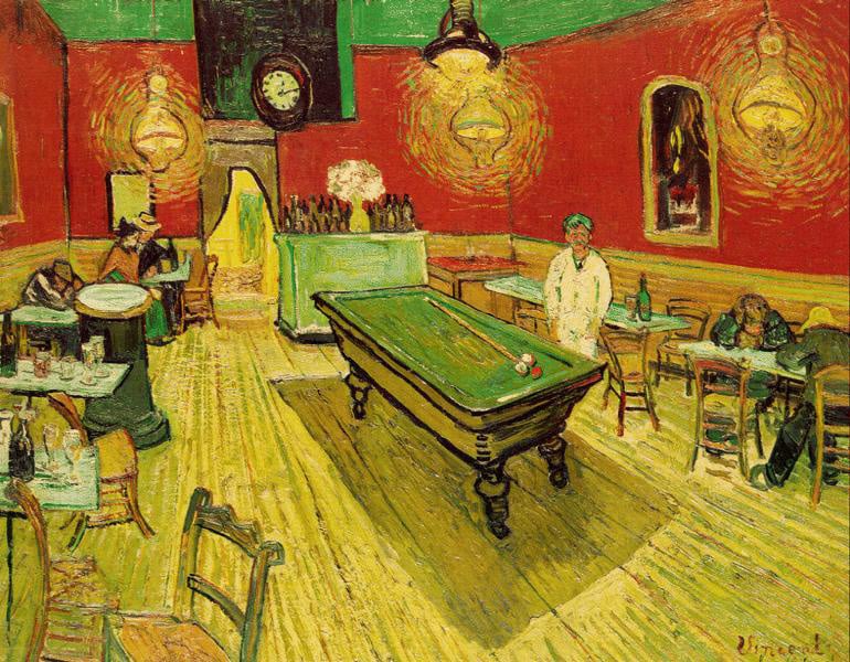 (café nocturno, Vincent van Gogh)