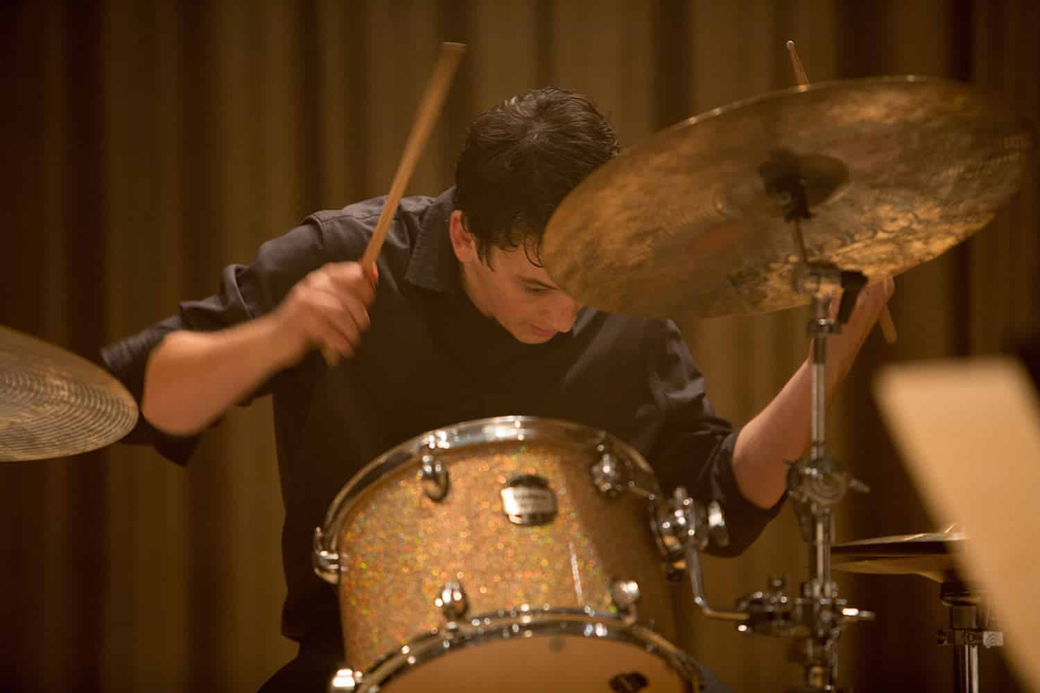 Andrew Newman Playing Drumms