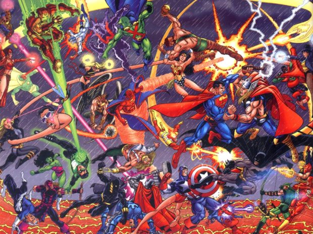 JLA vs Avengers DC Marvel
