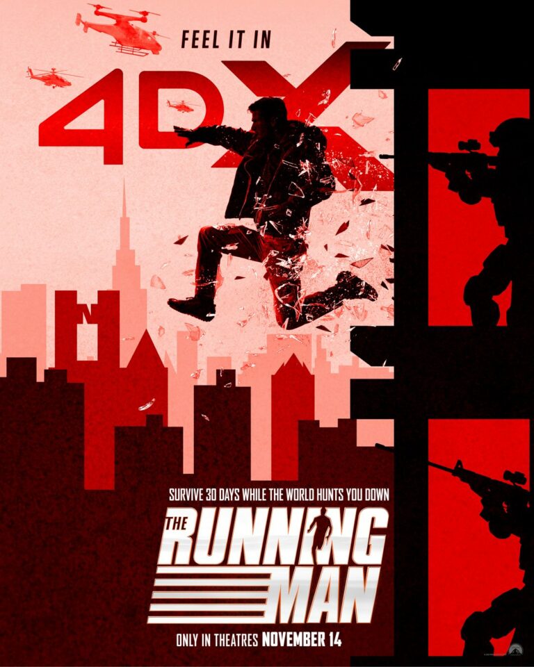 A la caza de Glen Powell en posters del reboot ‘The Running Man’ de ...